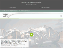 Tablet Screenshot of newportbeach.bentleymotors.com