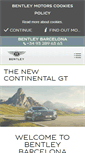 Mobile Screenshot of barcelona.bentleymotors.com