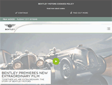 Tablet Screenshot of pawood.bentleymotors.com