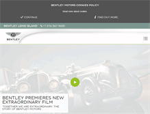 Tablet Screenshot of longisland.bentleymotors.com