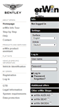 Mobile Screenshot of erwin.bentleymotors.com