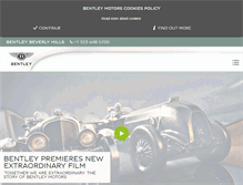 Tablet Screenshot of beverlyhills.bentleymotors.com