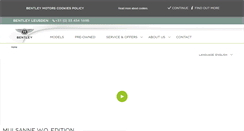 Desktop Screenshot of leusden.bentleymotors.com