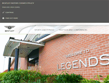 Tablet Screenshot of legends.bentleymotors.com