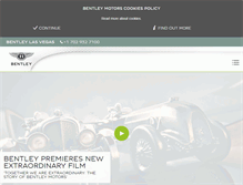 Tablet Screenshot of lasvegas.bentleymotors.com